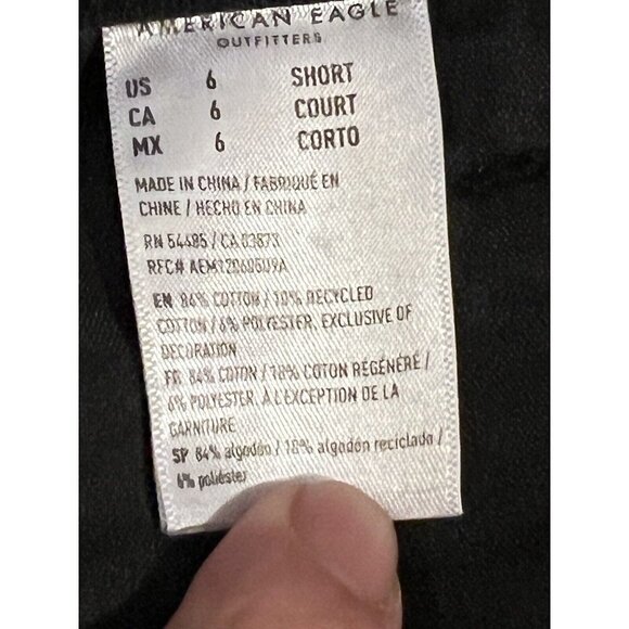 AMERICAN EAGLE Highest Rise 90s Boyfriend Straight Leg Distressed Jeans … - Picture 11 of 16